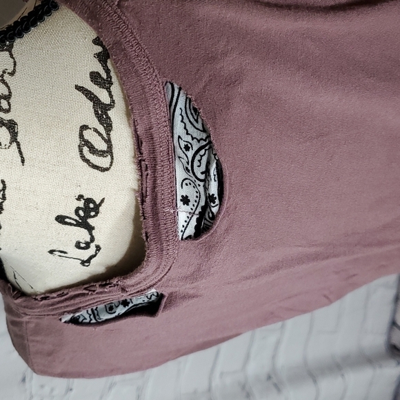 Daydreamer for Free People Distressed Cropped Pink Floyd Tour Shirt Size Medium - Picture 4 of 7